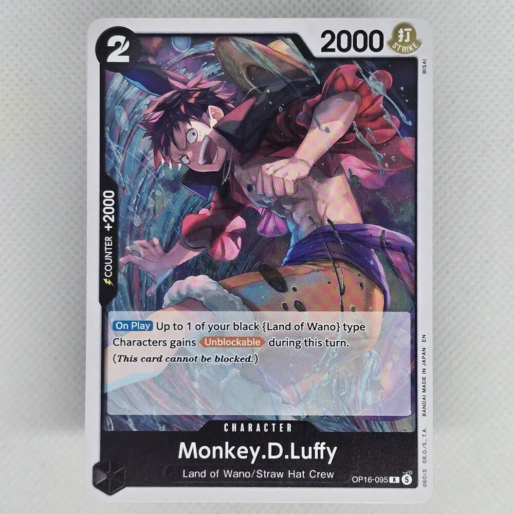 Monkey.D.Luffy OP16-095 One Piece The Time of Battle holo R